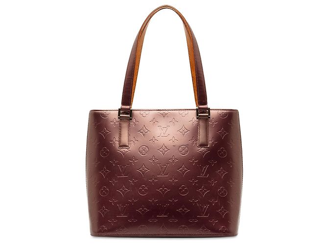 Louis Vuitton Red Monogram Mat Stockton Rot Bordeaux - Ansicht 3