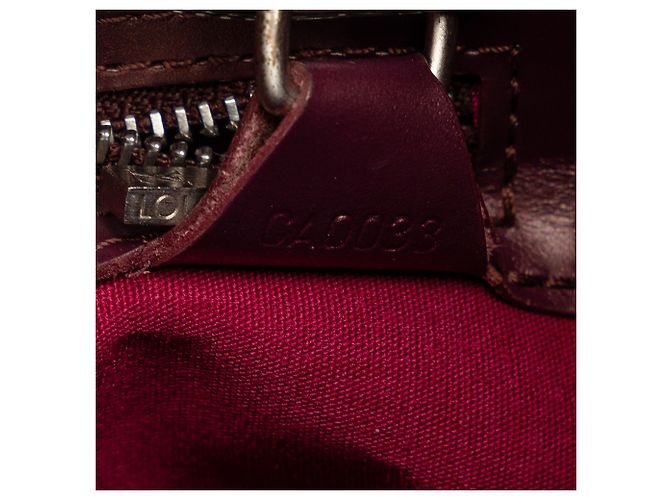 Louis Vuitton Red Monogram Mat Stockton Rot Bordeaux - Ansicht 7