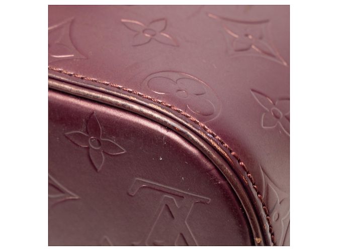 Louis Vuitton Red Monogram Mat Stockton Rot Bordeaux - Ansicht 8