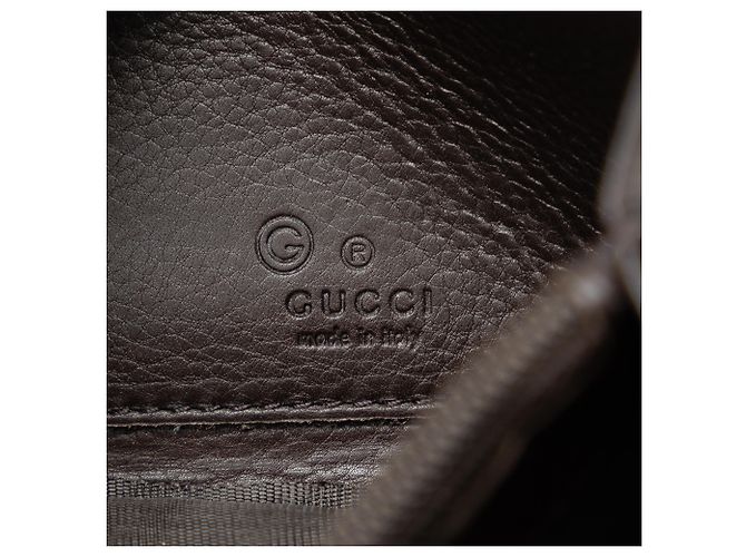 Cartera Larga De Lona Con GG En Marrón Gucci Castaño Beige Marrón oscuro - vista 7