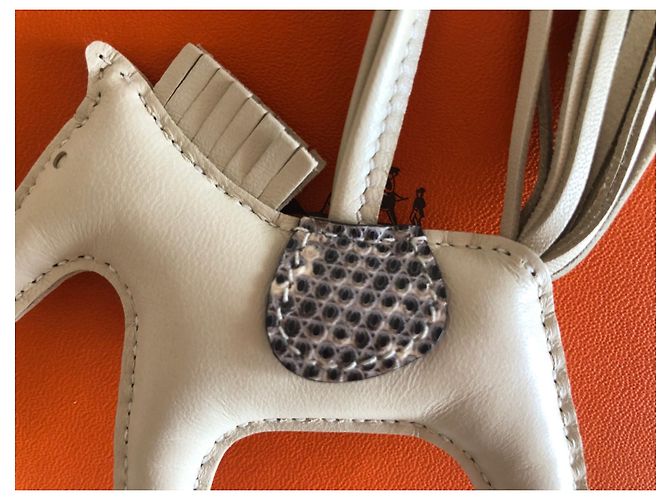 Accessorio per borsa Rodeo Hermès Crema - vista 3