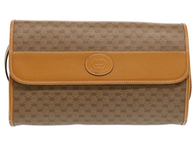GUCCI Borsa a spalla Micro GG Supreme PVC Beige 004 14 0264 Autentico4759 - vista 13