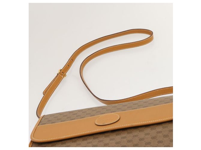 GUCCI Borsa a spalla Micro GG Supreme PVC Beige 004 14 0264 Autentico4759 - vista 6