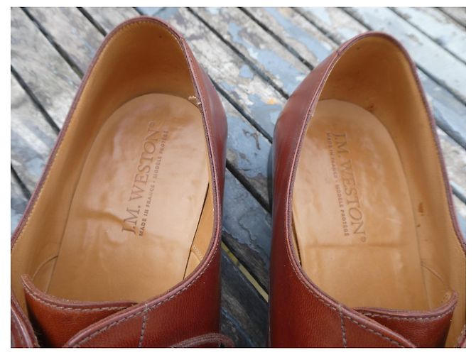 richelieu jm weston 9E 43 in ottime condizioni Marrone chiaro - vista 2