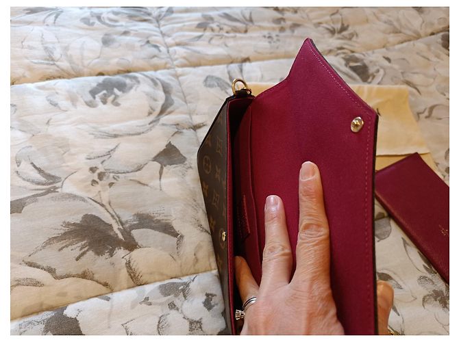 Pochette Louis Vuitton Félicie Monogram Monogramma - vista 5