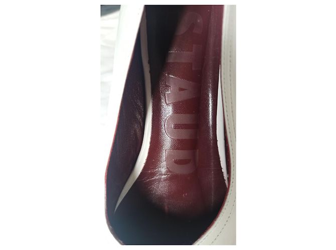 Staud Ballerinas aus weißem Leder - Ansicht 7
