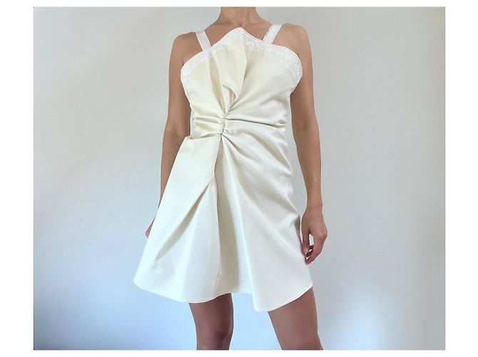 Jacquemus Les Santons De Provence Kleid Weiß - Ansicht 2