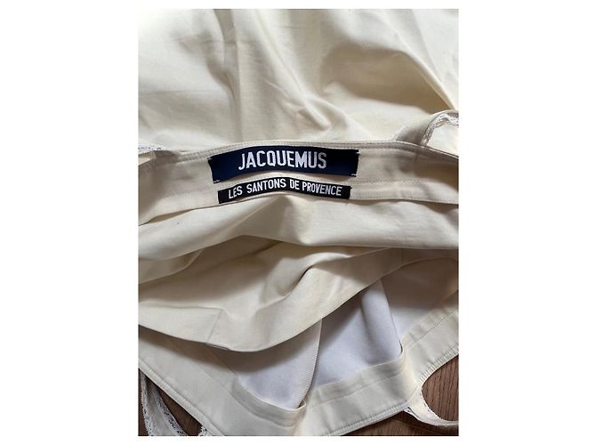 Jacquemus Les Santons De Provence Kleid Weiß - Ansicht 9