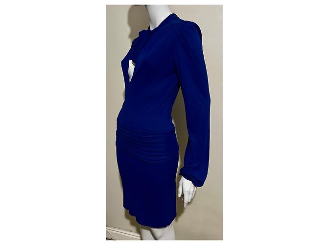 Autre Marque Robe col montant Black Halo Bleu - vue 2
