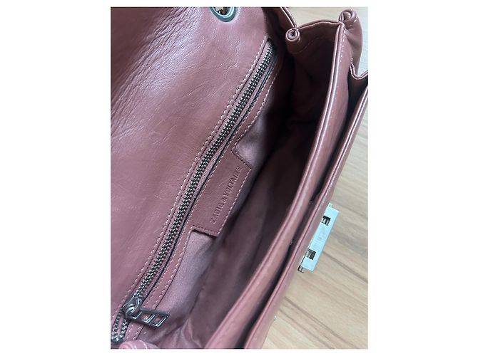 Zadig & Voltaire Ziggy Stardust Crossbody Bag Light Brown Leather - view 7