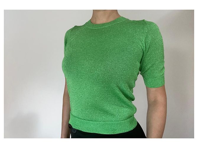 Blusa de camiseta de By Malene Birger. Verde - vista 2