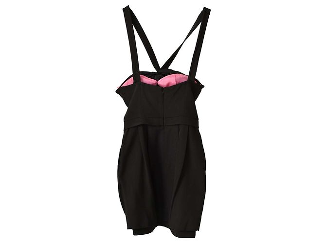 Dsquared2 Schwarzes Seidenkleid Mini - Ansicht 2