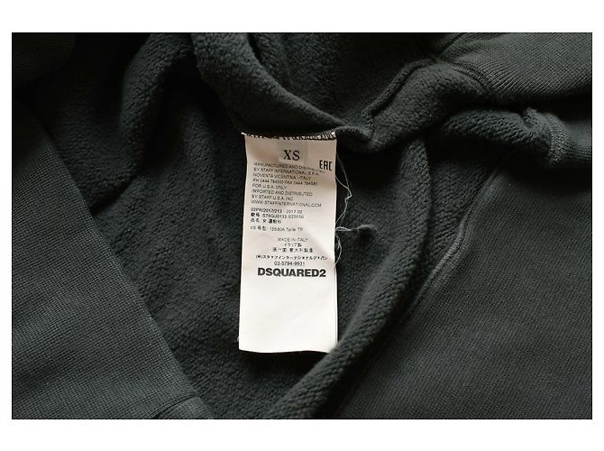 Dsquared2 Schwarzer Oversize Pullover mit rotem Logo - Ansicht 5