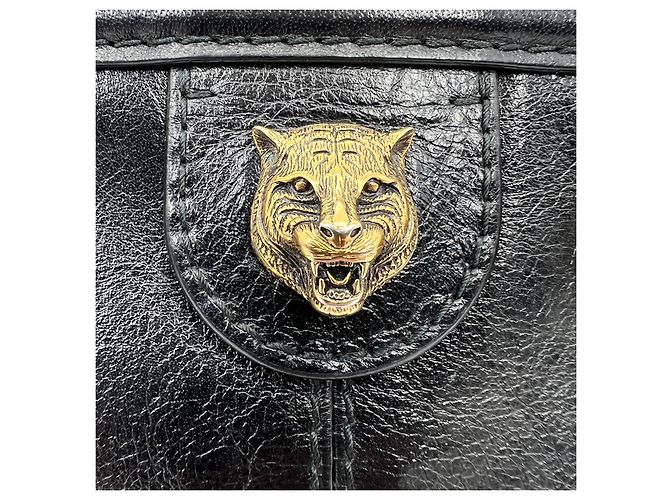 Borsa a tracolla Gucci Rebelle GG Marmont nera / buono Nero - vista 5