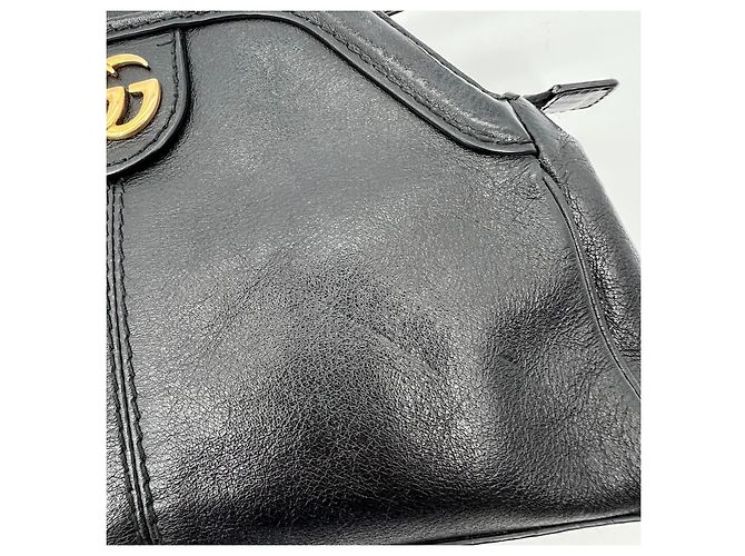 Borsa a tracolla Gucci Rebelle GG Marmont nera / buono Nero - vista 7