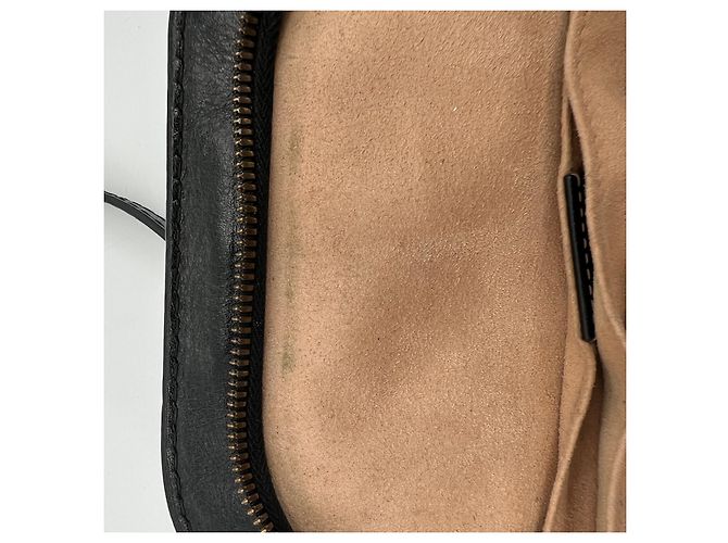 Borsa a tracolla Gucci Rebelle GG Marmont nera / buono Nero - vista 9