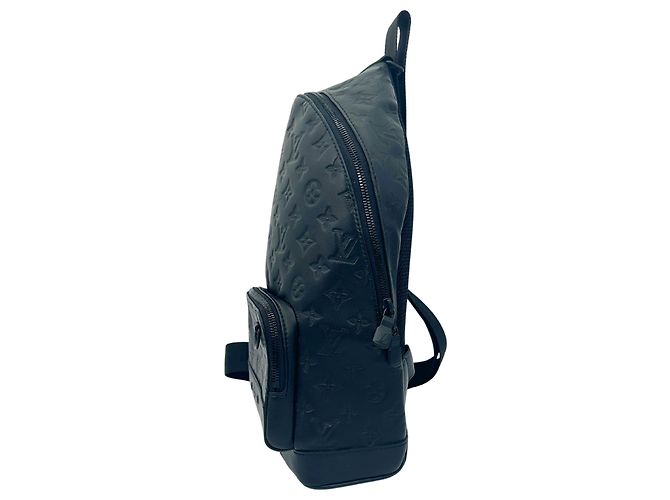 Borsa a tracolla Louis Vuitton Racer in pelle Empreinte Nero - vista 8