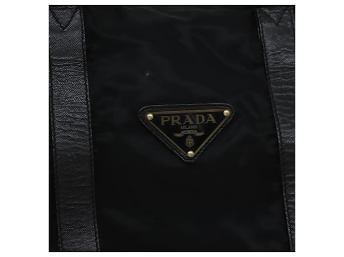 PRADA Borsa Boston Nylon Nera Auth bs13423 Nero - vista 18