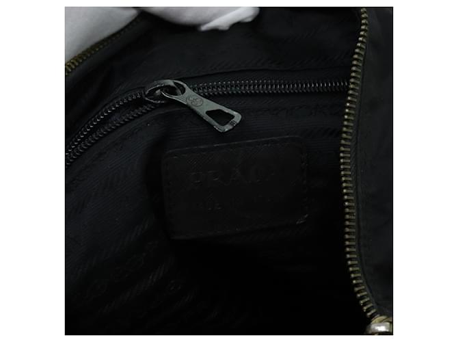 PRADA Borsa Boston Nylon Nera Auth bs13423 Nero - vista 19