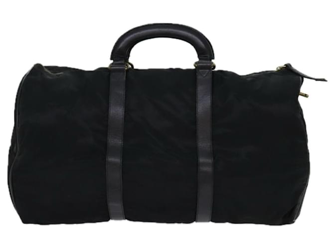 PRADA Borsa Boston Nylon Nera Auth bs13423 Nero - vista 2