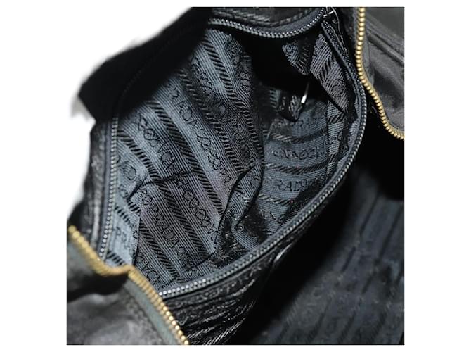 PRADA Borsa Boston Nylon Nera Auth bs13423 Nero - vista 22