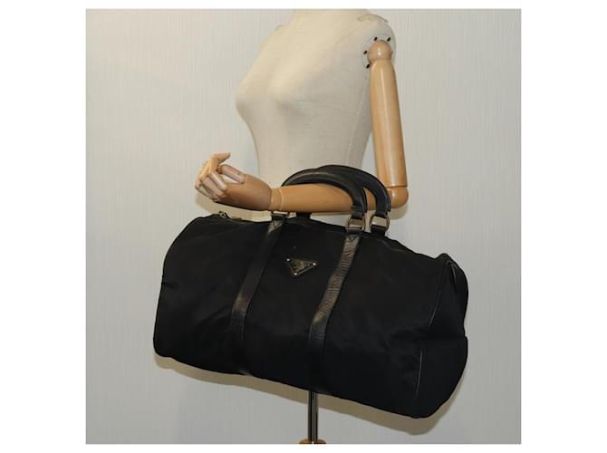 PRADA Borsa Boston Nylon Nera Auth bs13423 Nero - vista 23