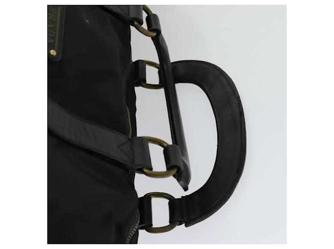 PRADA Borsa Boston Nylon Nera Auth bs13423 Nero - vista 8