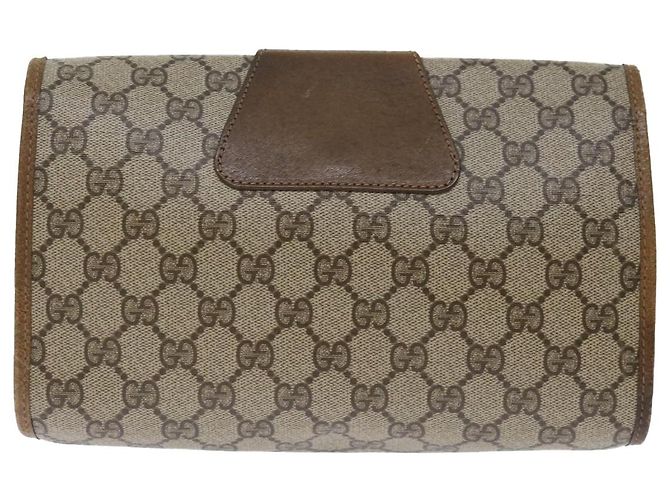 Pochette GUCCI GG Supreme Web Sherry Line Beige Verde 89 01 030 Autentico4776 - vista 2