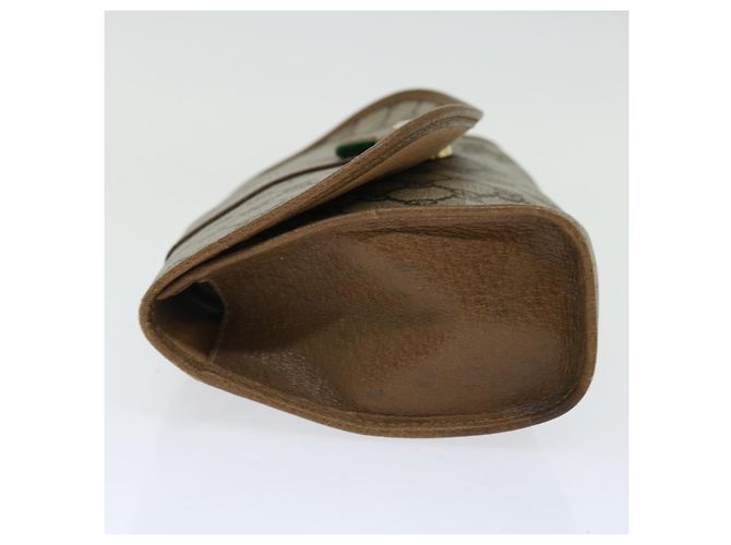 Pochette GUCCI GG Supreme Web Sherry Line Beige Verde 89 01 030 Autentico4776 - vista 3