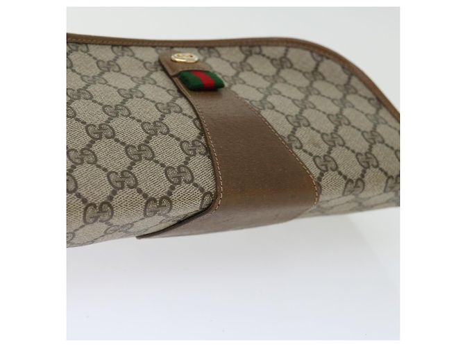 Pochette GUCCI GG Supreme Web Sherry Line Beige Verde 89 01 030 Autentico4776 - vista 5