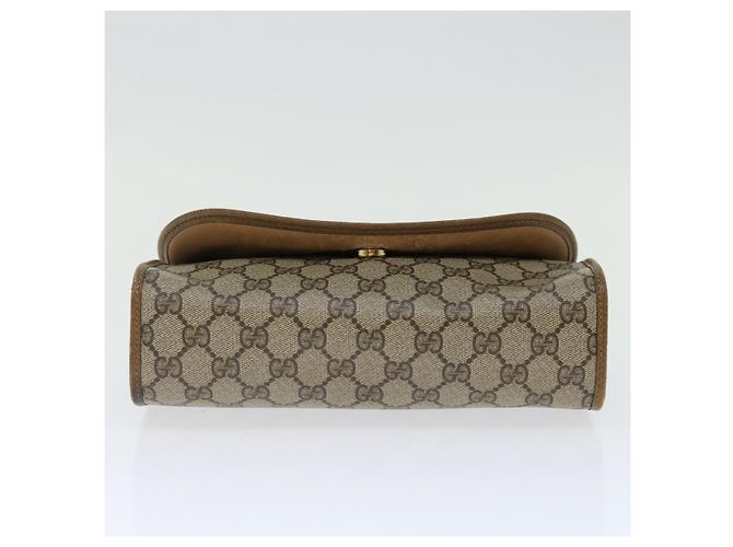 Pochette GUCCI GG Supreme Web Sherry Line Beige Verde 89 01 030 Autentico4776 - vista 6
