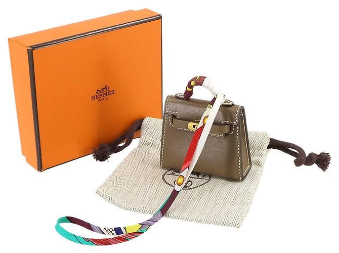 Ciondolo Kelly Twilly di Hermès Marrone - vista 7