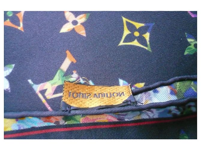 Fazzoletto Louis Vuitton LV Garden in seta nuovo 90 Multicolore - vista 5