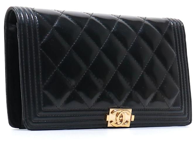 Boy CHANEL Portefeuilles Garçon Noir - vue 2