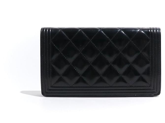 Boy CHANEL Portefeuilles Garçon Noir - vue 3
