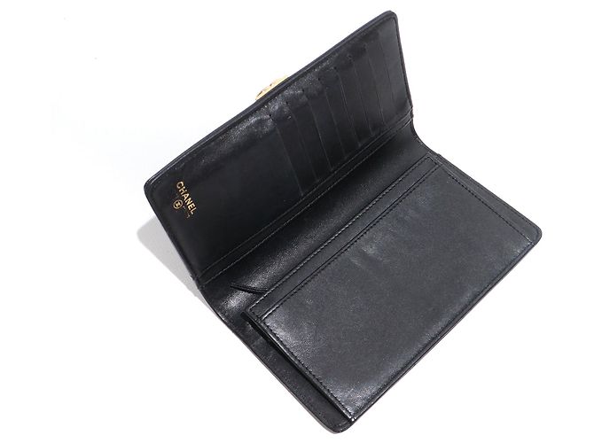 Boy CHANEL Portefeuilles Garçon Noir - vue 8