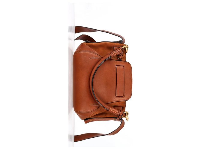 Borsa a secchiello Chloé Owen in pelle marrone - vista 10