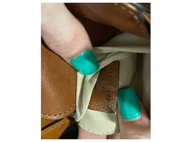 Borsa a secchiello Chloé Owen in pelle marrone - vista 7