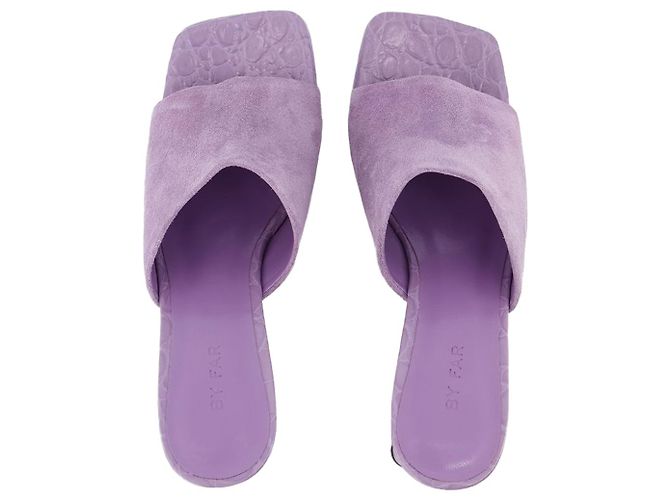 Beliz Mule - By Far - Viola - Pelle - vista 4