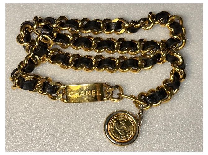 Cambon Vintage Chanel Gürtel Gold hardware - Ansicht 4