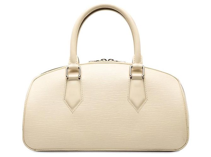 Borsa a mano in pelle Epi Jasmine Louis Vuitton M5278J Bianco - vista 3