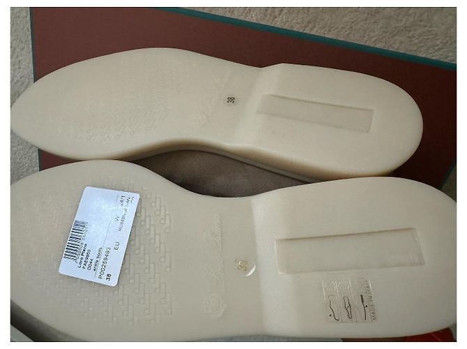Stivali chukka Loro Piana Open Walk in camoscio beige - vista 3