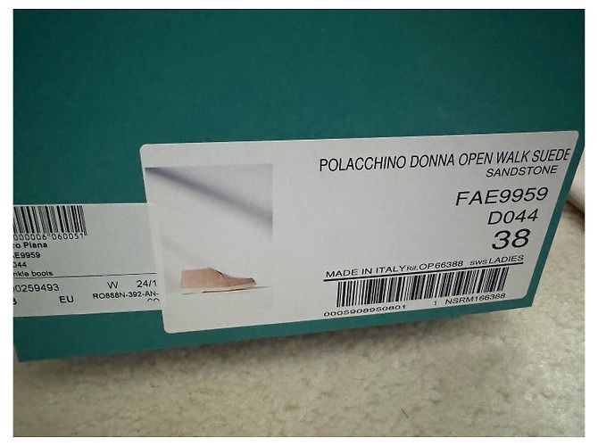 Stivali chukka Loro Piana Open Walk in camoscio beige - vista 4