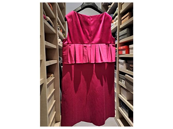 Vestido Paule Ka de algodón fucsia Rosa - vista 2