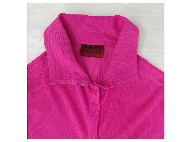 Versace Jeans Couture Versace camicia fucsia vintage Rosa Fuschia - vista 5