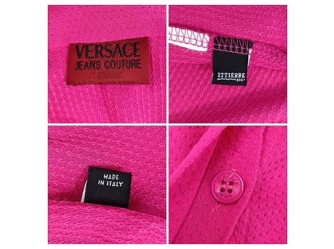 Versace Jeans Couture Versace camicia fucsia vintage Rosa Fuschia - vista 9