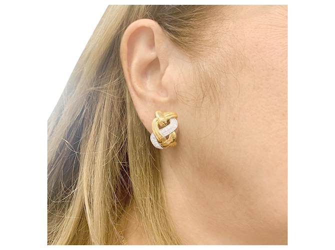 Orecchini Repossi “Tresse” in oro e diamanti. - vista 5