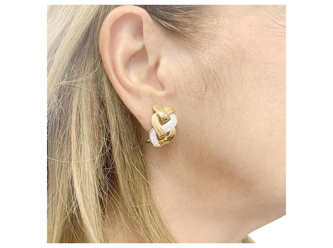 Orecchini Repossi “Tresse” in oro e diamanti. - vista 6