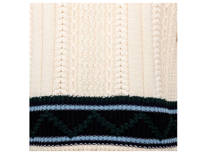 Pull en maille Gianfranco Ferré Blanc cassé - vue 6