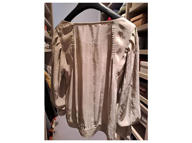 Blusa Comptoir Des Cotonniers Color Eggshell Bianco sporco - vista 2
